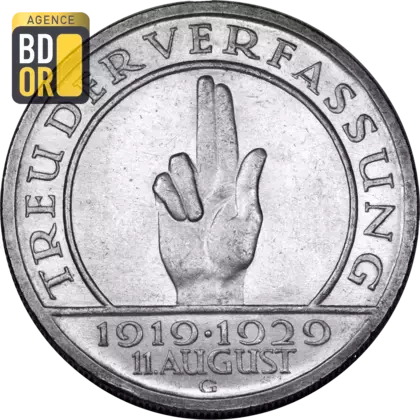 5 Reichsmark (Constitution de Weimar)