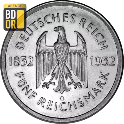 5 Reichsmark (Goethe), 1932