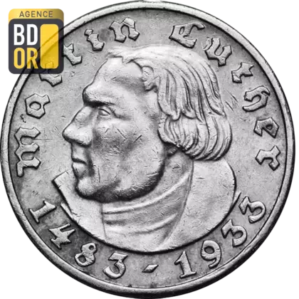 5 Reichsmark (Martin Luther), 1933