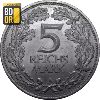 5 Reichsmark (Rhénanie), 1925
