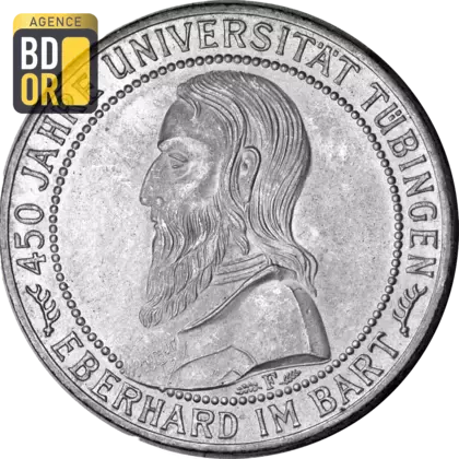 5 Reichsmark (Université de Tubingen), 1927