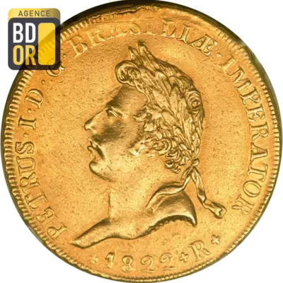 6400 Reis Or Pedro I 1822