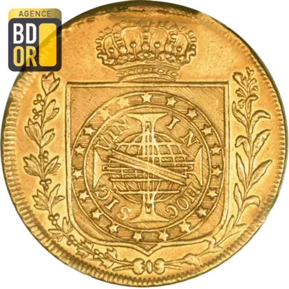 6400 Reis Or Pedro I 1822