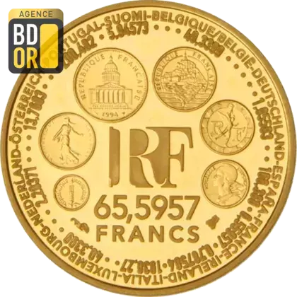 65,5957 Francs Or Europa