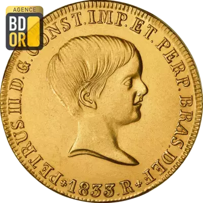 6 400 Reis Or 1832 et 1833