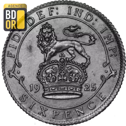 6 pence George V 1ère effigie 500 6 pence George V 1ère effigie 500