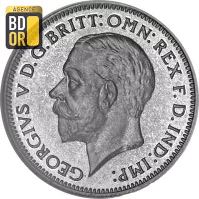 6 pence George V 2e effigie, 2e type