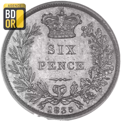 6 pence Guillaume IV