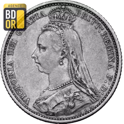 6 pence Victoria effigie du jubilÃ©, 1er type