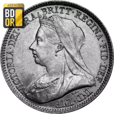 6 pence Victoria 'old head'