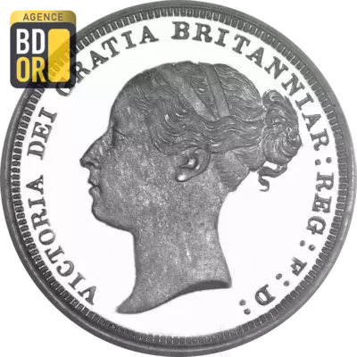 6 pence Victoria 'young head', 3e type