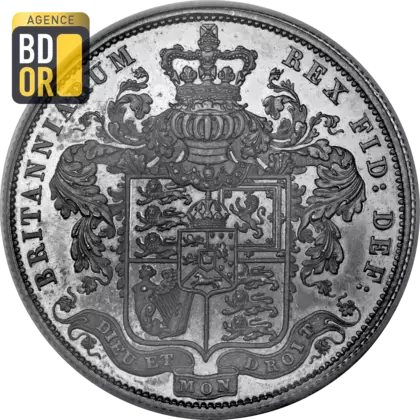 Demi couronne George IV 3e type