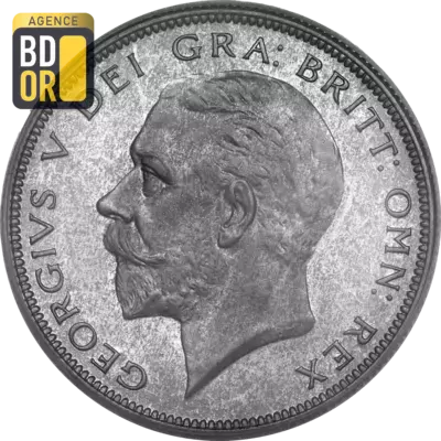 Demi couronne George V 2e effigie, 2e type
