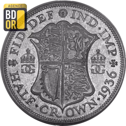 Demi couronne George V 2e effigie, 2e type