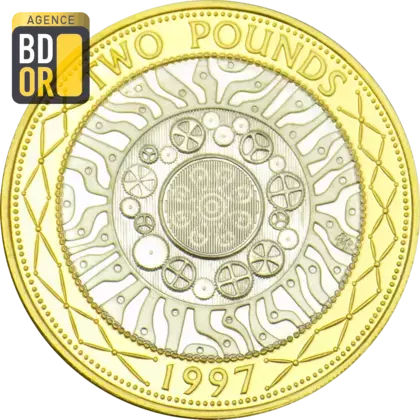 Bimetallic currency issue Silver Proof