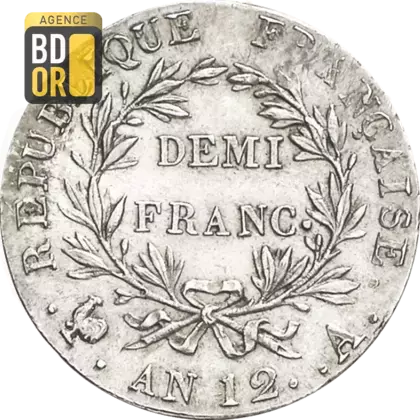 Demi Franc Bonaparte Consulat