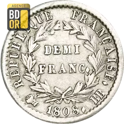 Demi Franc Napoléon République