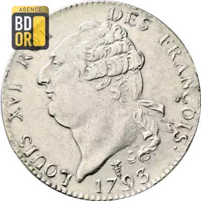 Ecu 6 Livres Louis XVI Roi FranÃ§ois