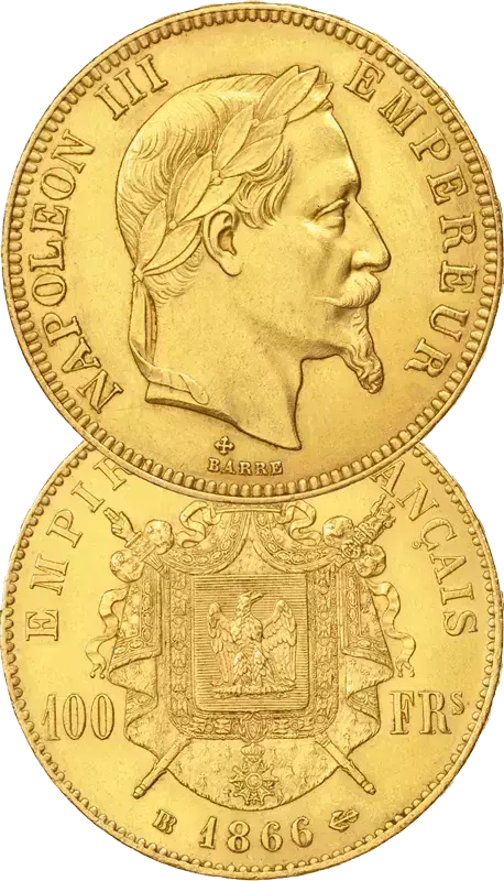 100 Francs Napoléon III Tête Laurée