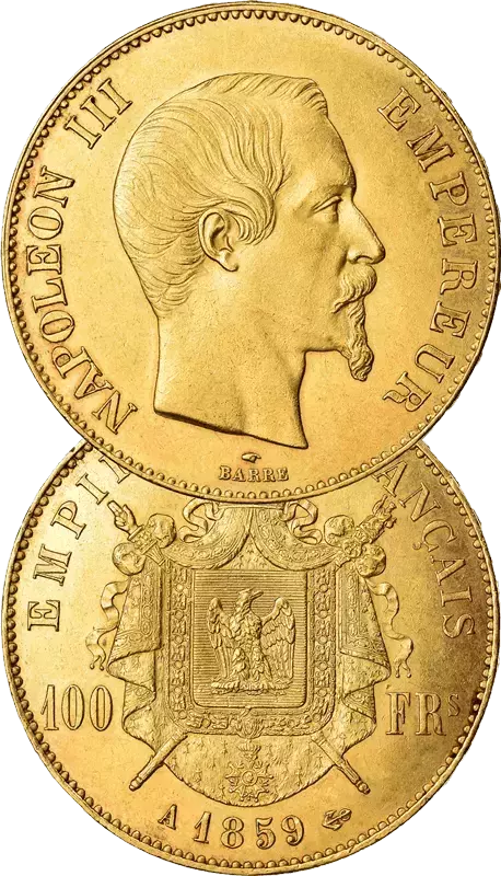 100 Francs Napoléon III Tête Nue 100 Francs Napoléon III Tête Nue