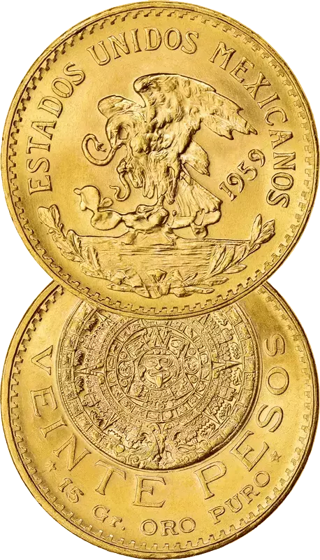 20 Pesos Or 20 Pesos Or