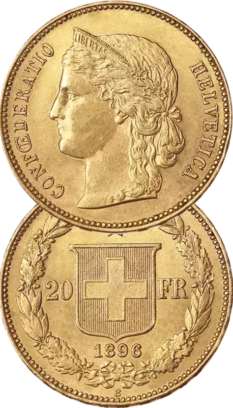 Pièce d’or 20 Francs Suisse Confédération