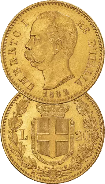 Pièce d’or 20 Lires