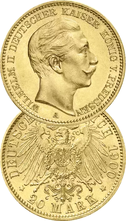 Pièce d’or 20 Mark