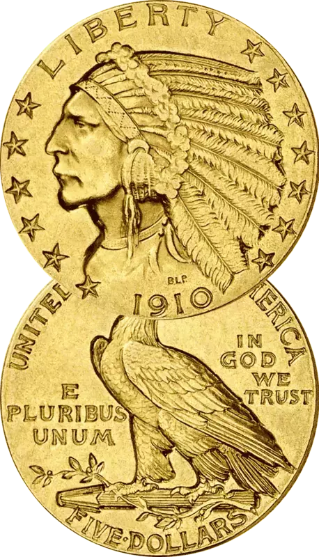 Pièce d’or 5 Dollars Sioux