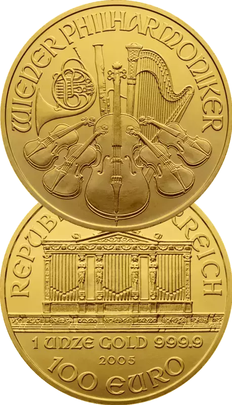 Pièce d'or Philharmonique Once