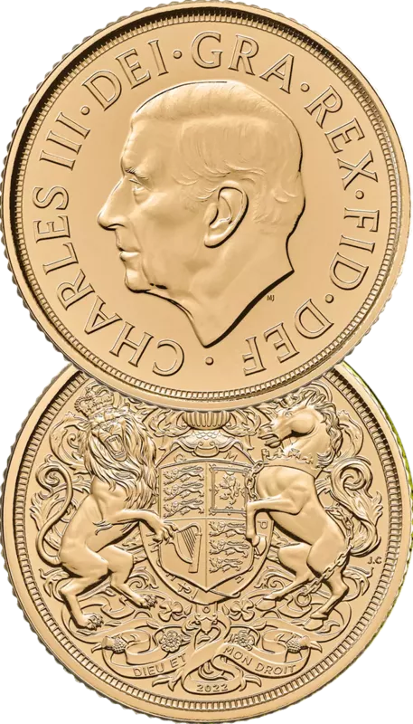 Pièce d'or Souverain Charles III 2022