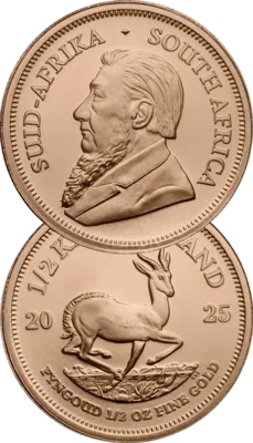 Krugerrand 1/2 Once Or