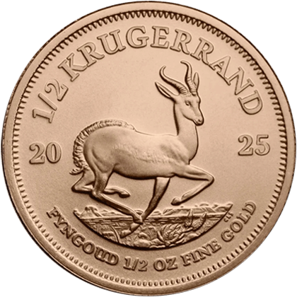 Krugerrand 1/2 Once Or