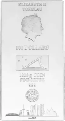 Lingot Argent 1 Kg Tokelau sans TVA Lingot Argent 1 Kg Tokelau sans TVA