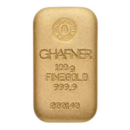 Lingot Or 100 Grammes