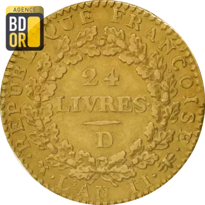 Louis Or 24 Livres 1793
