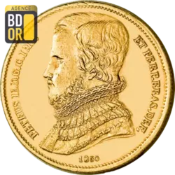 10000 Reis Or Pedro II 1849 à 1851
