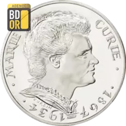 100 Francs Argent Marie Curie