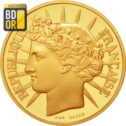 100 Francs Fraternité Or