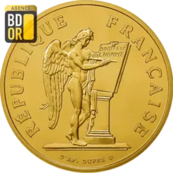 100 Francs Or Droits de l'Homme