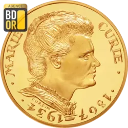 100 Francs Or Marie Curie
