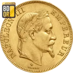 100 Frs Napoléon III Tête Laurée
