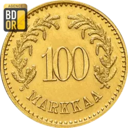 100 Markkaa Or 1926