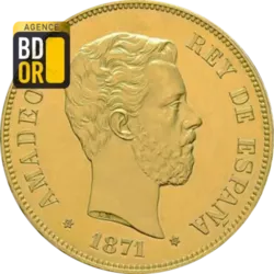 100 Pesetas Or Amédée Ier