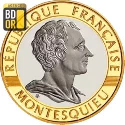 10 Francs Or Montesquieu