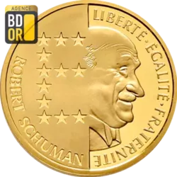 10 Francs Or Robert Schuman