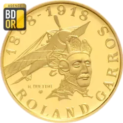 10 Francs Or Roland Garros