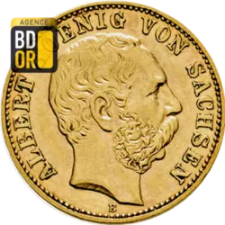 10 Mark Or Albert de Saxe