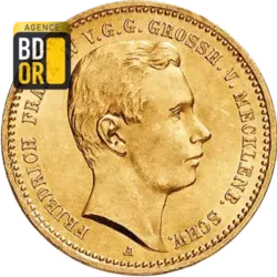 10 Mark Or Friedrich Franz IV