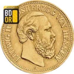 10 Mark Or Ludwig IV Hessen